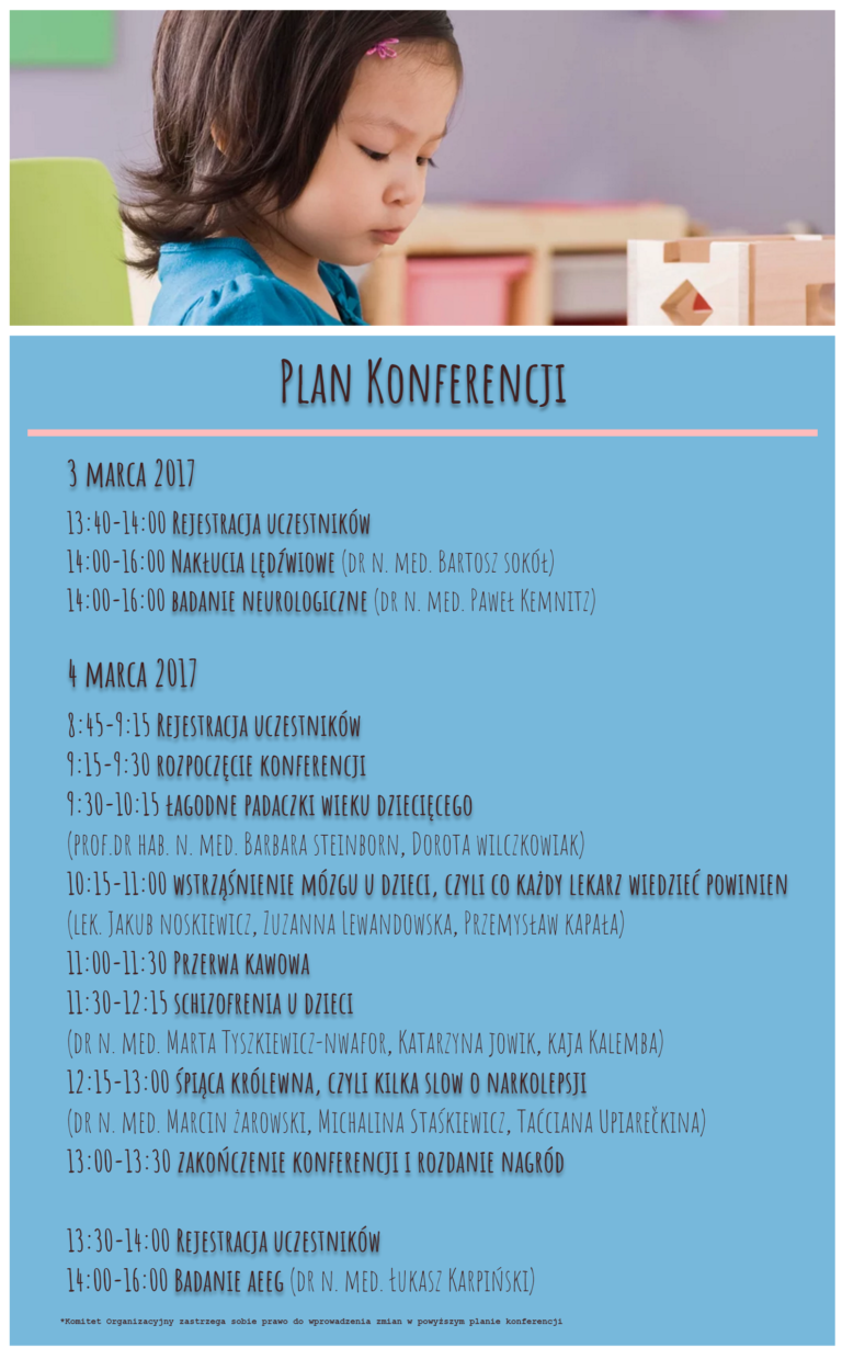 Plan konferencji