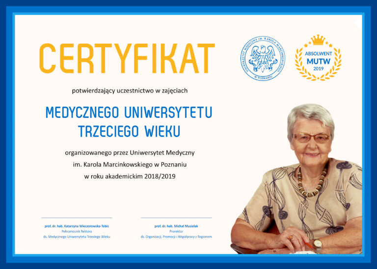 Zdjęcie - certyfikat