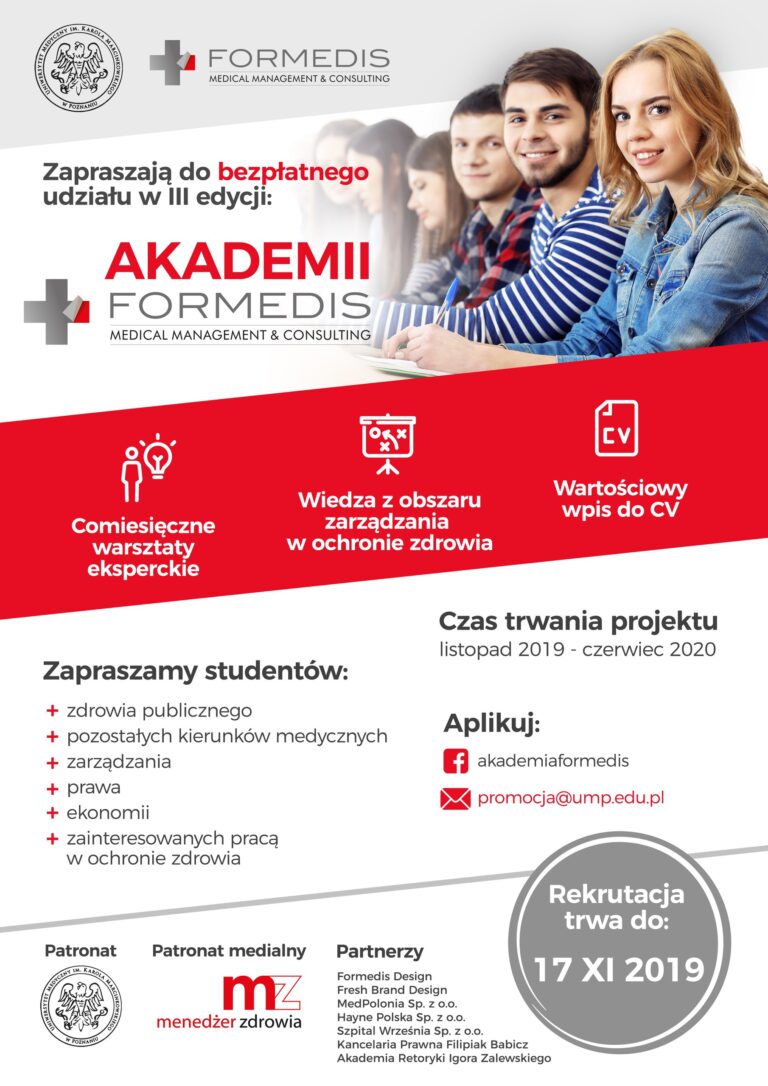 Plakat - Weź udział w Akademii FORMEDIS!