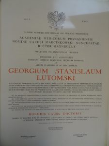 Prof. Jerzy Lutomski